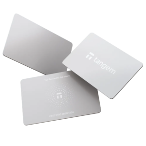 Tangem Wallet 3 Card - White Stealth