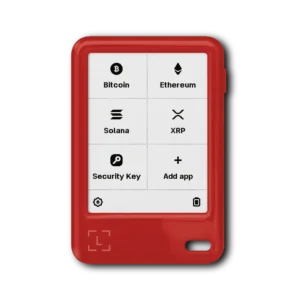 Ledger Nano Gen5 - Cherry Red, 6 Extended Months Warranty