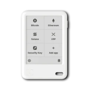 Ledger Nano Gen5 - Glacier White, 6 Extended Months Warranty